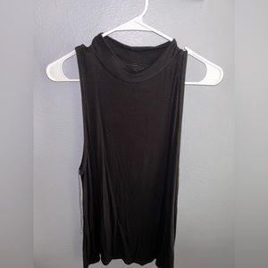 Black Turtleneck Tank Top (NWT)